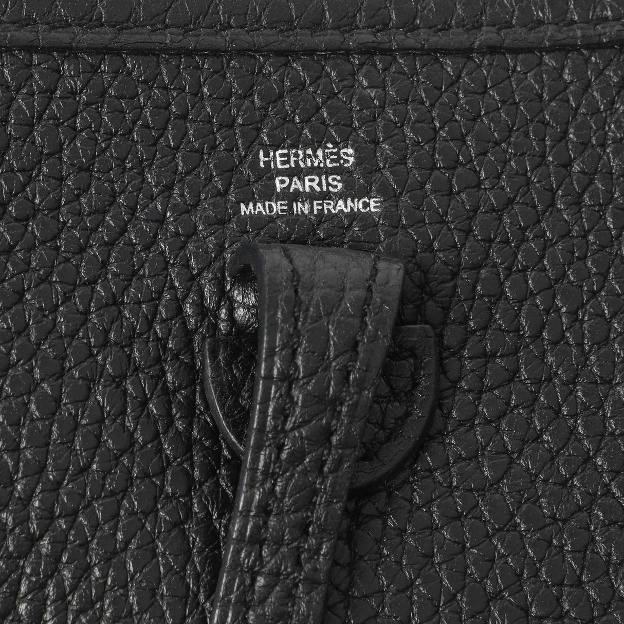 Hermes Black Clemence Evelyne TPM Handbags Hermes