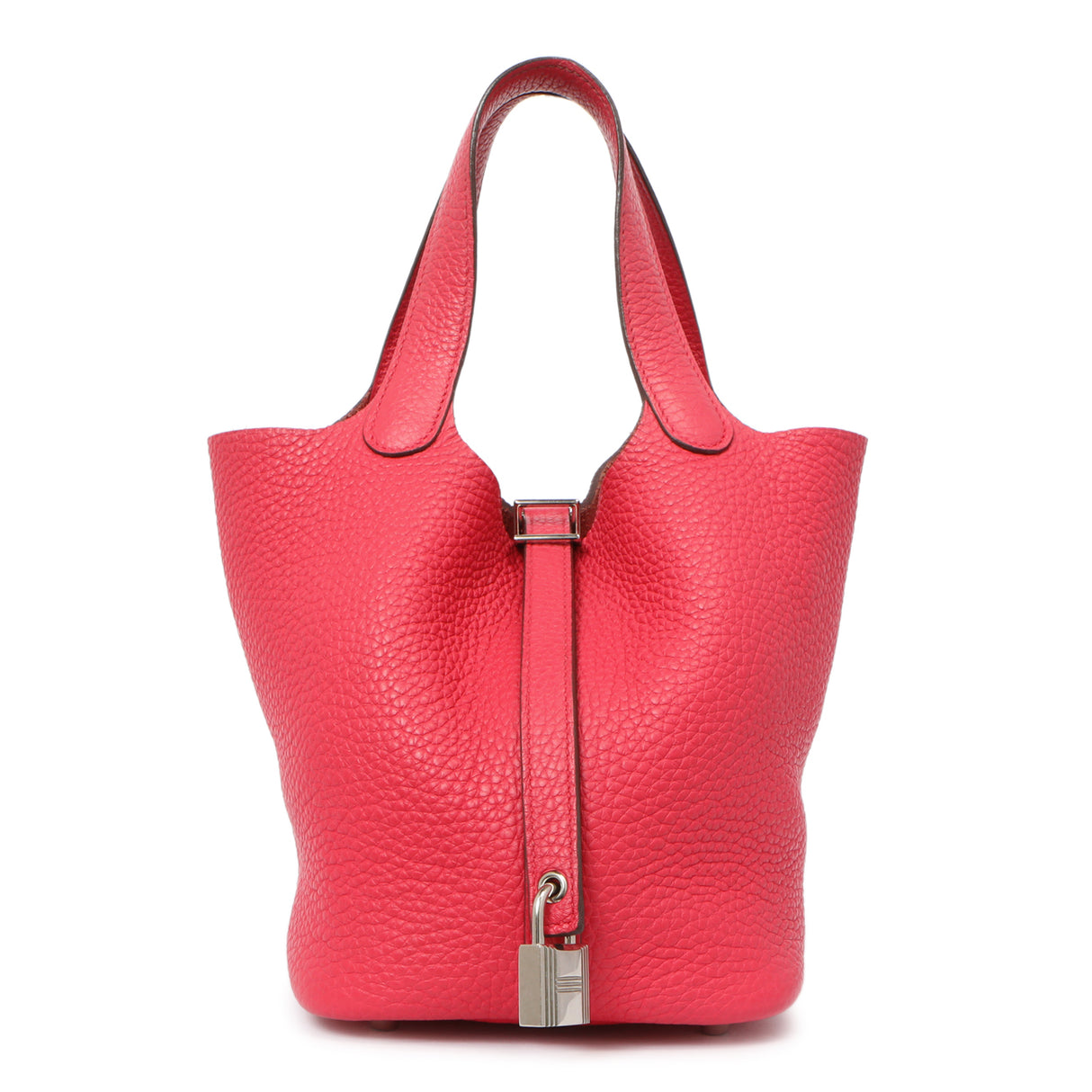 Hermes Rose Extreme Clemence Picotin Lock 18 Handbags Hermes