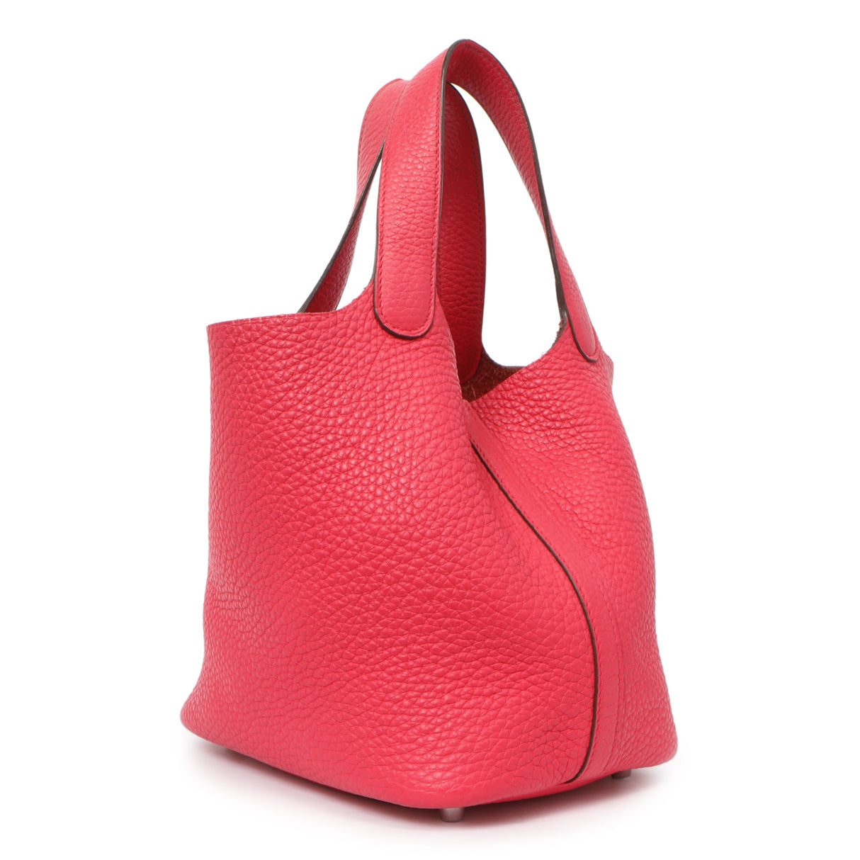 Hermes Rose Extreme Clemence Picotin Lock 18 Handbags Hermes