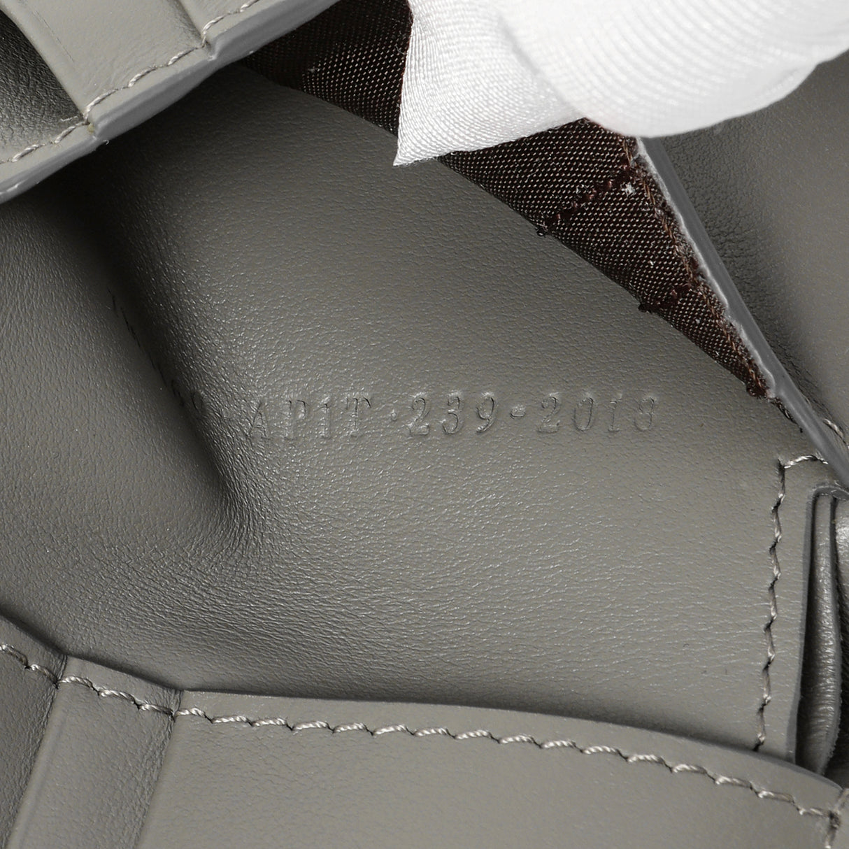 Fendi Grey Vitello King Diagonal Bifold Wallet Accessories Fendi