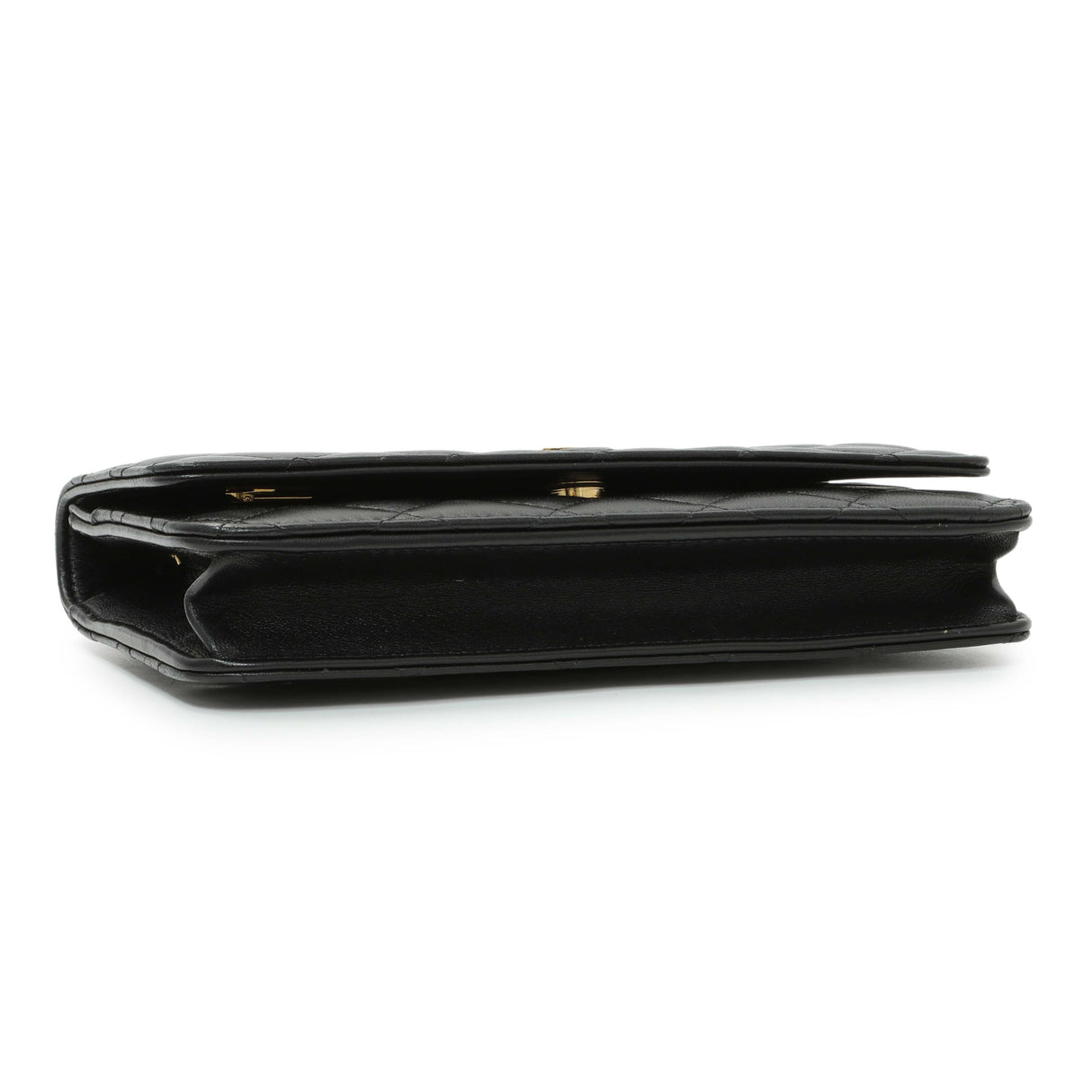 Chanel Black Quilted Lambskin Wallet on Chain Handbags Chanel