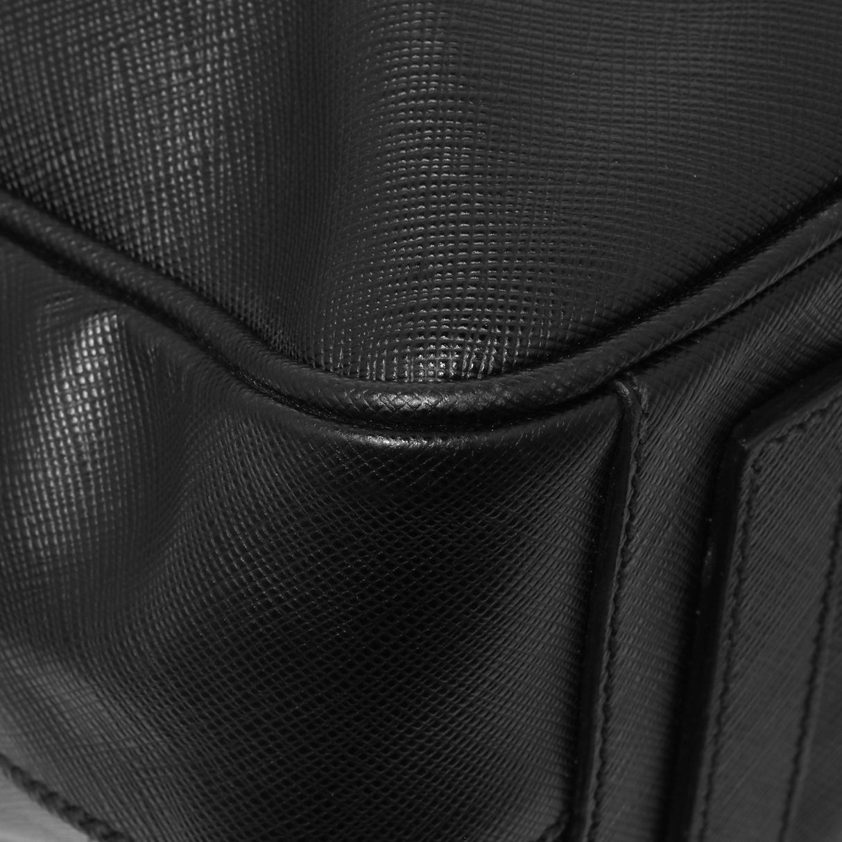 Prada Black Saffiano Travel Briefcase Handbags Prada