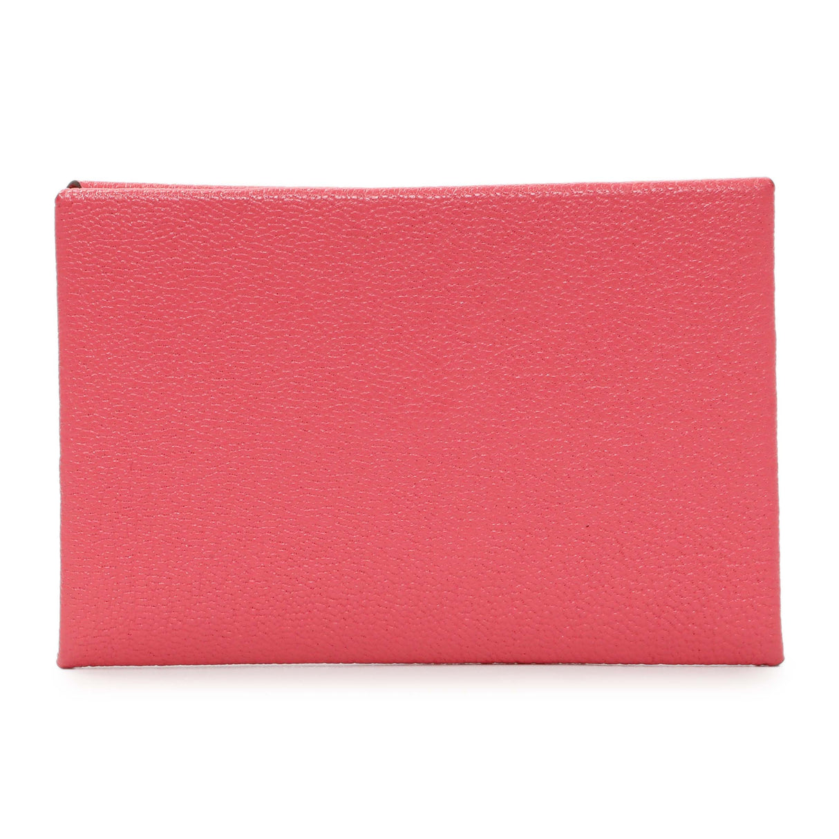 Hermes Rose Azalee Chevre Calvi Card Case Accessories Hermes