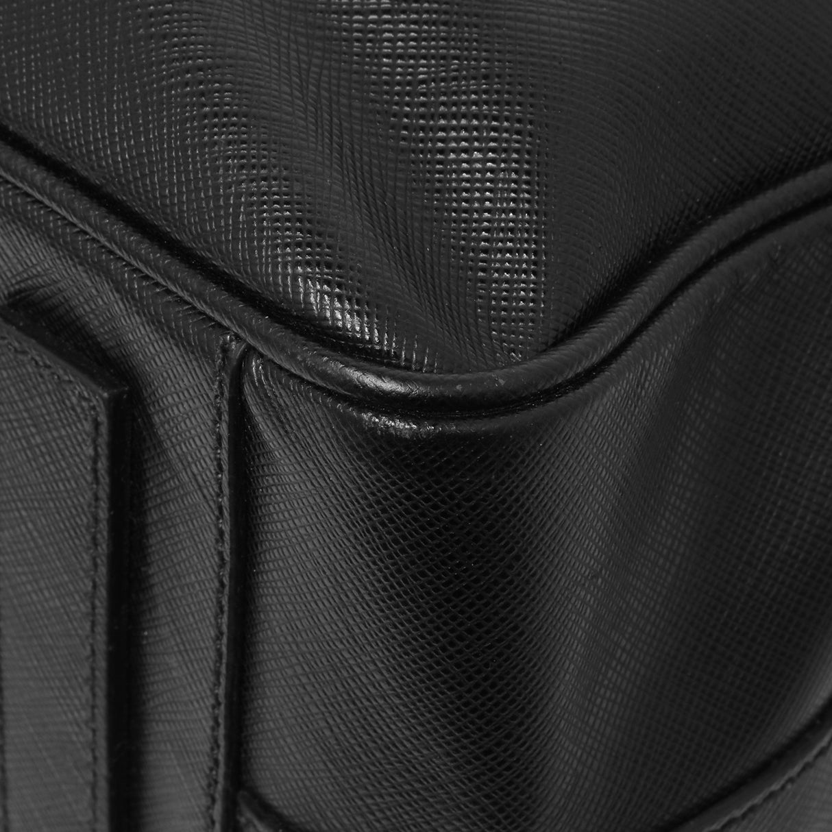 Prada Black Saffiano Travel Briefcase Handbags Prada