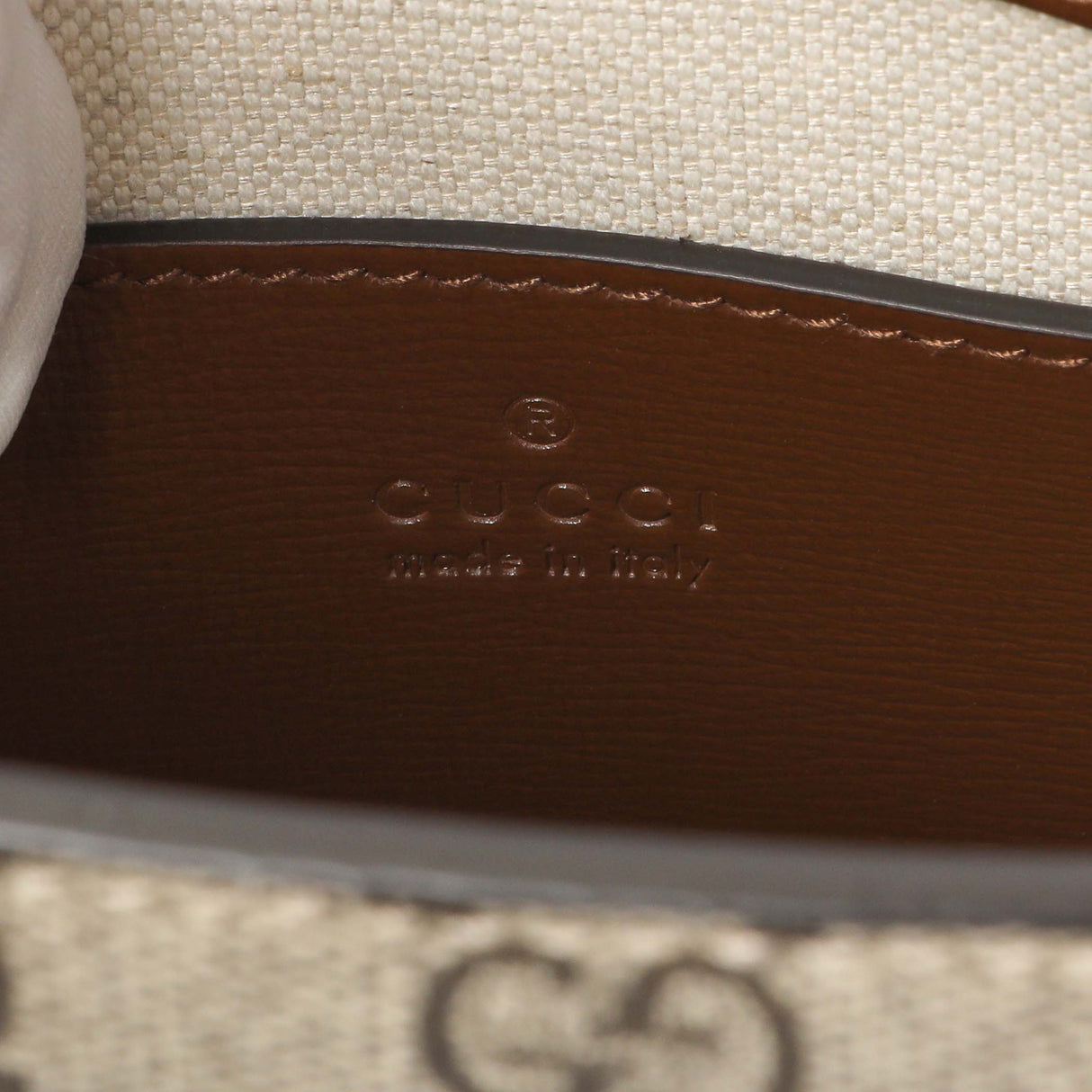 Gucci GG Supreme Monogram Mini Retro Interlocking G Tote Bag Handbags Gucci