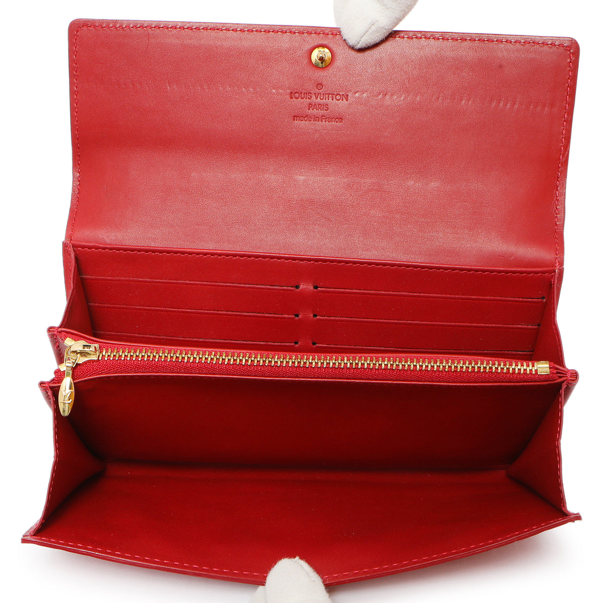 Louis Vuitton Pomme D'Amour Vernis Sarah Wallet Accessories Louis Vuitton