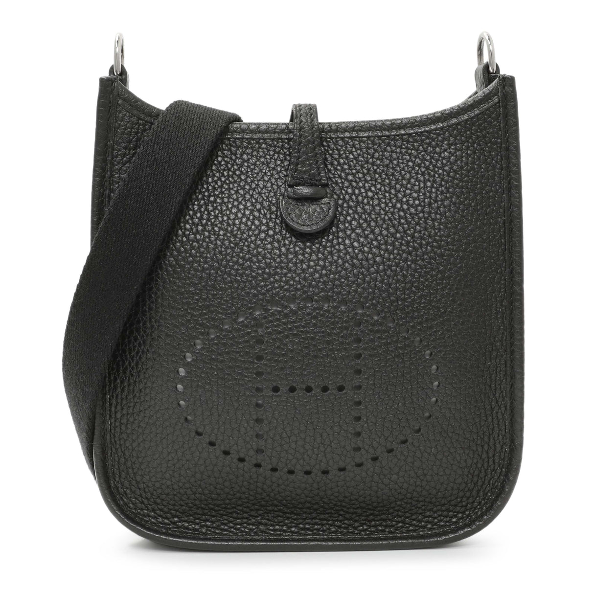 Hermes Black Clemence Evelyne TPM Handbags Hermes