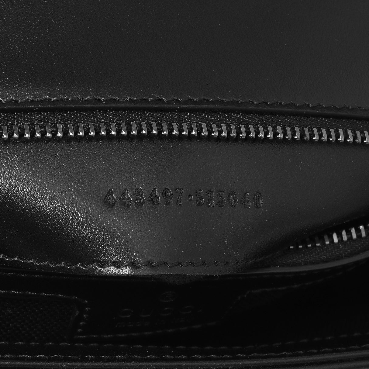 Gucci Black Calfskin Matelasse Monochrome Small GG Marmont Shoulder Bag Handbags Gucci