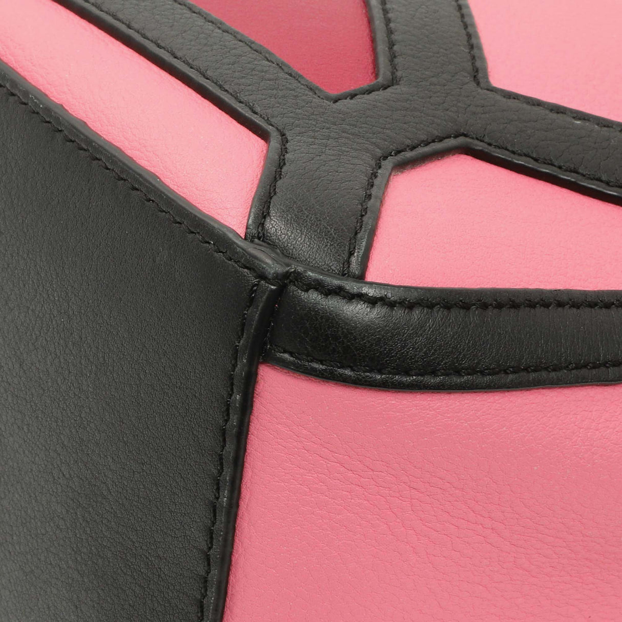 Loewe Raspberry Wild Rose Calfskin Small Graphic Puzzle Bag Handbags Loewe