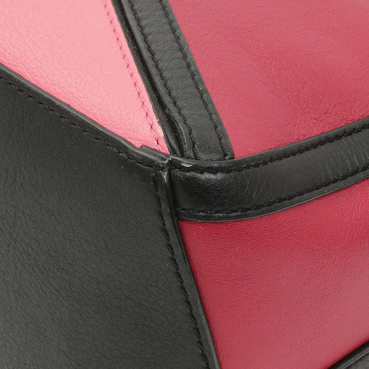 Loewe Raspberry Wild Rose Calfskin Small Graphic Puzzle Bag Handbags Loewe