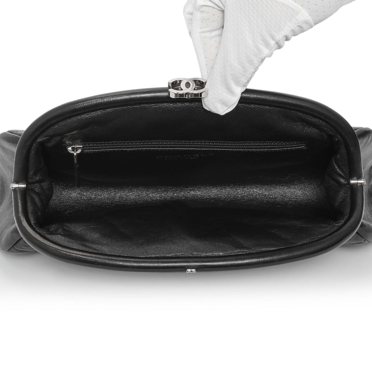 Chanel Black Quilted Lambskin Timeless Clutch Handbags Chanel