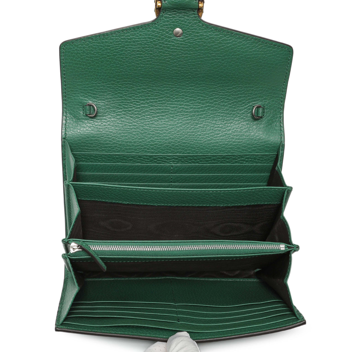 Gucci Emerald Calfskin Mini Dionysus Chain Wallet Handbags Gucci