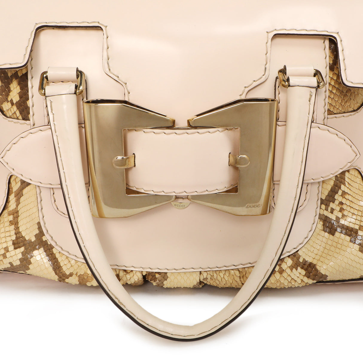 Gucci Python Queen Large Top Handle Handbags Gucci