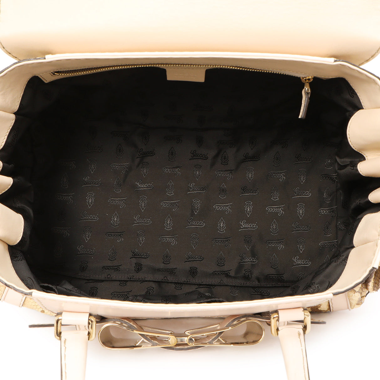 Gucci Python Queen Large Top Handle Handbags Gucci