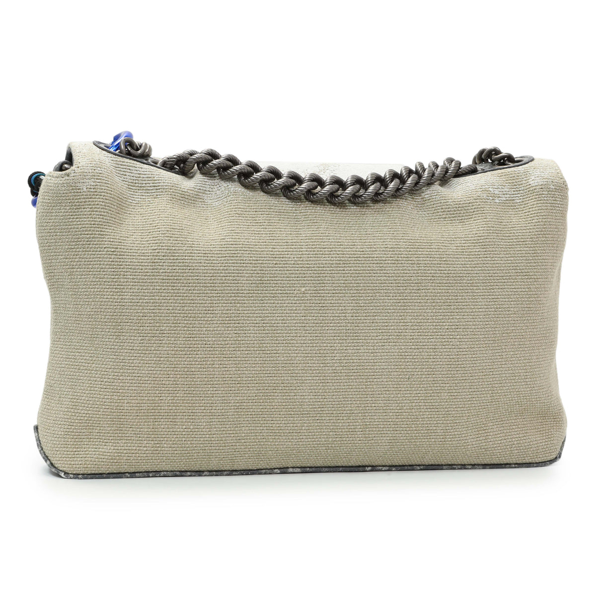 Chanel Beige Canvas Tromp L’Oeil Graffiti Oh My Boy Flap Handbags Chanel