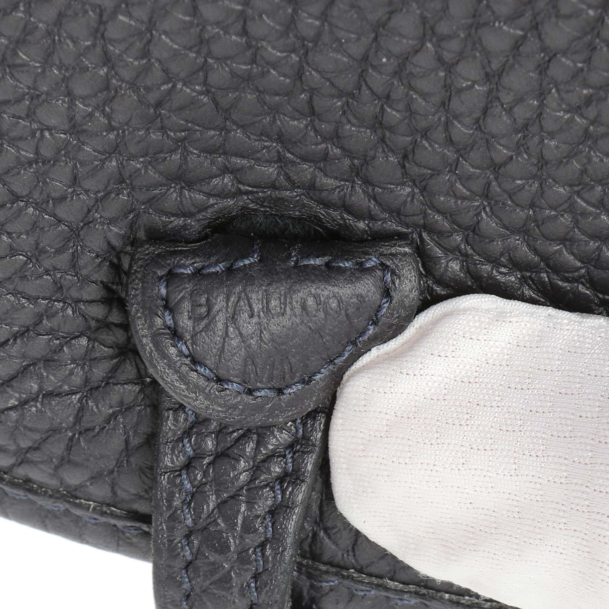 Hermes Caban Bleu Saphir Clemence Evelyne TPM Handbags Hermes