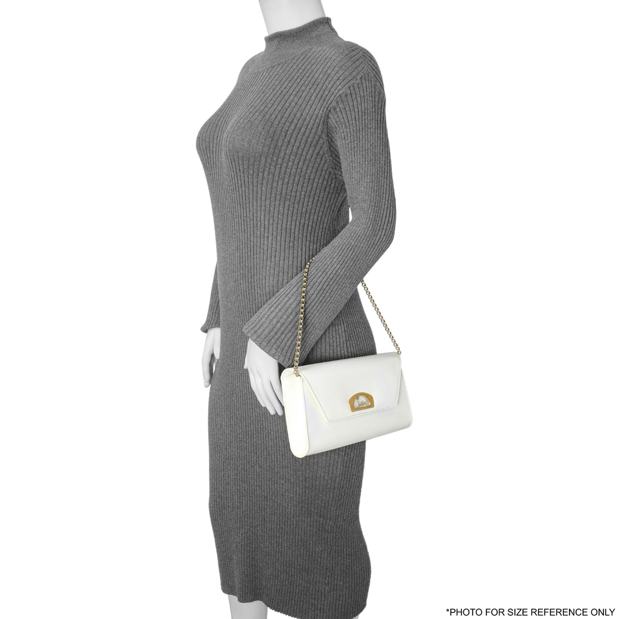 Christian Louboutin White Patent Vero Dodat Clutch Handbags Christian Louboutin