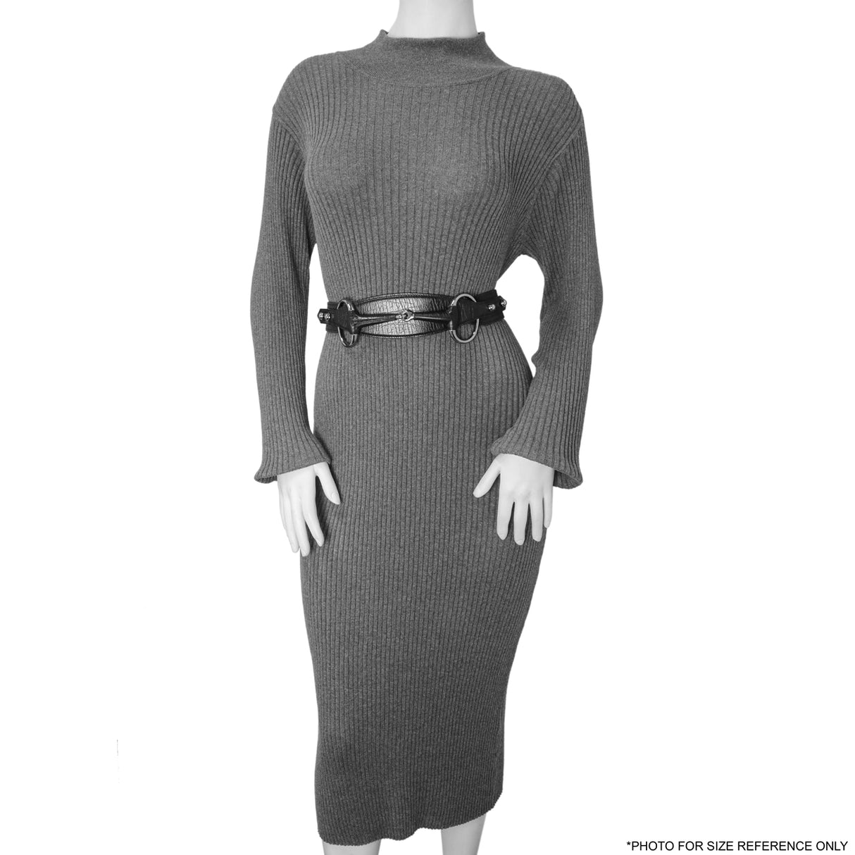 Gucci Black Monogram Canvas Horsebit Belt Accessories Gucci