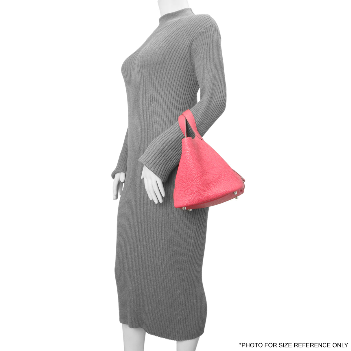 Hermes Rose Extreme Clemence Picotin Lock 18 Handbags Hermes