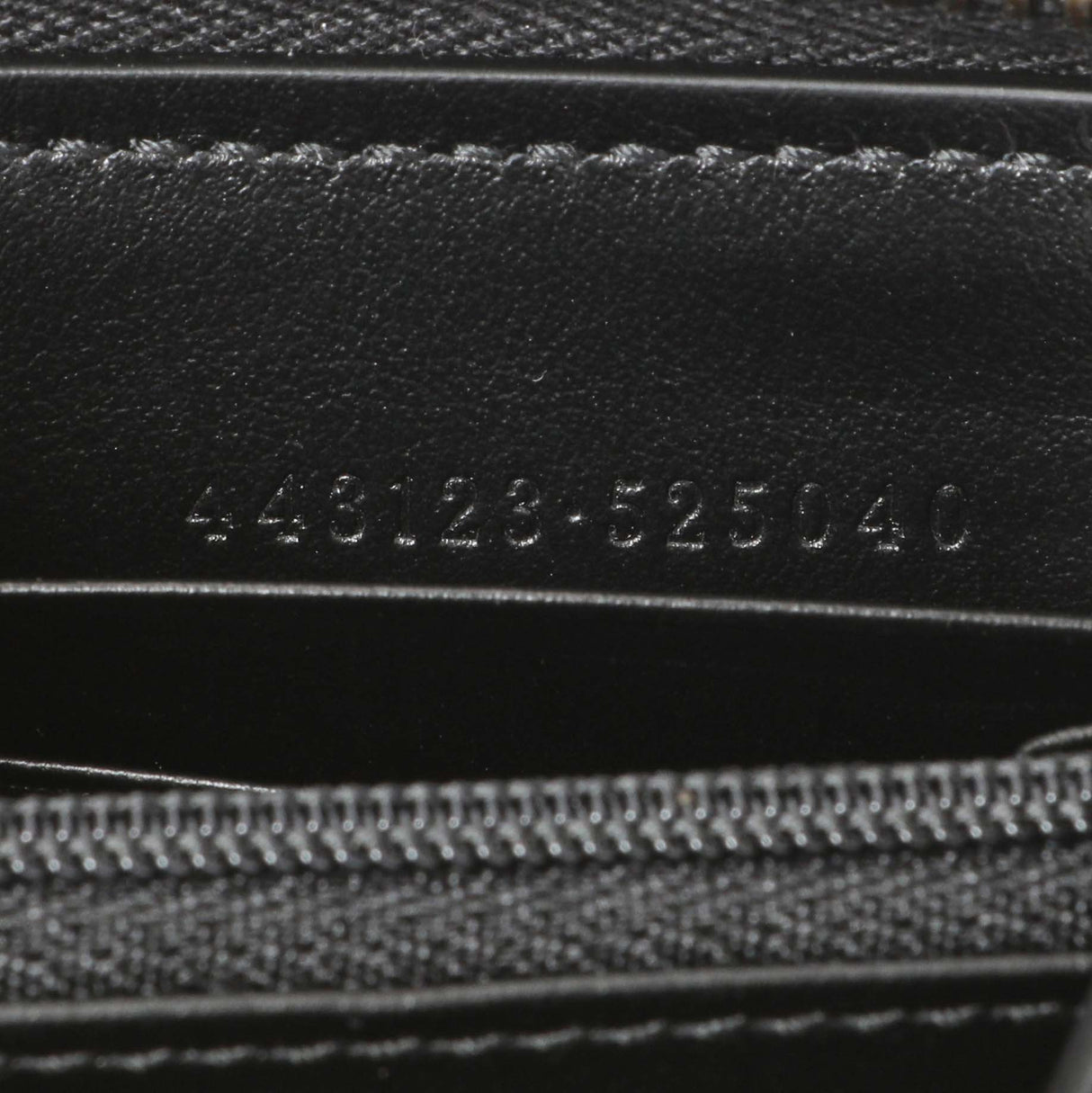 Gucci Black Calfskin Matelasse GG Marmont Zip Around Wallet Accessories Gucci