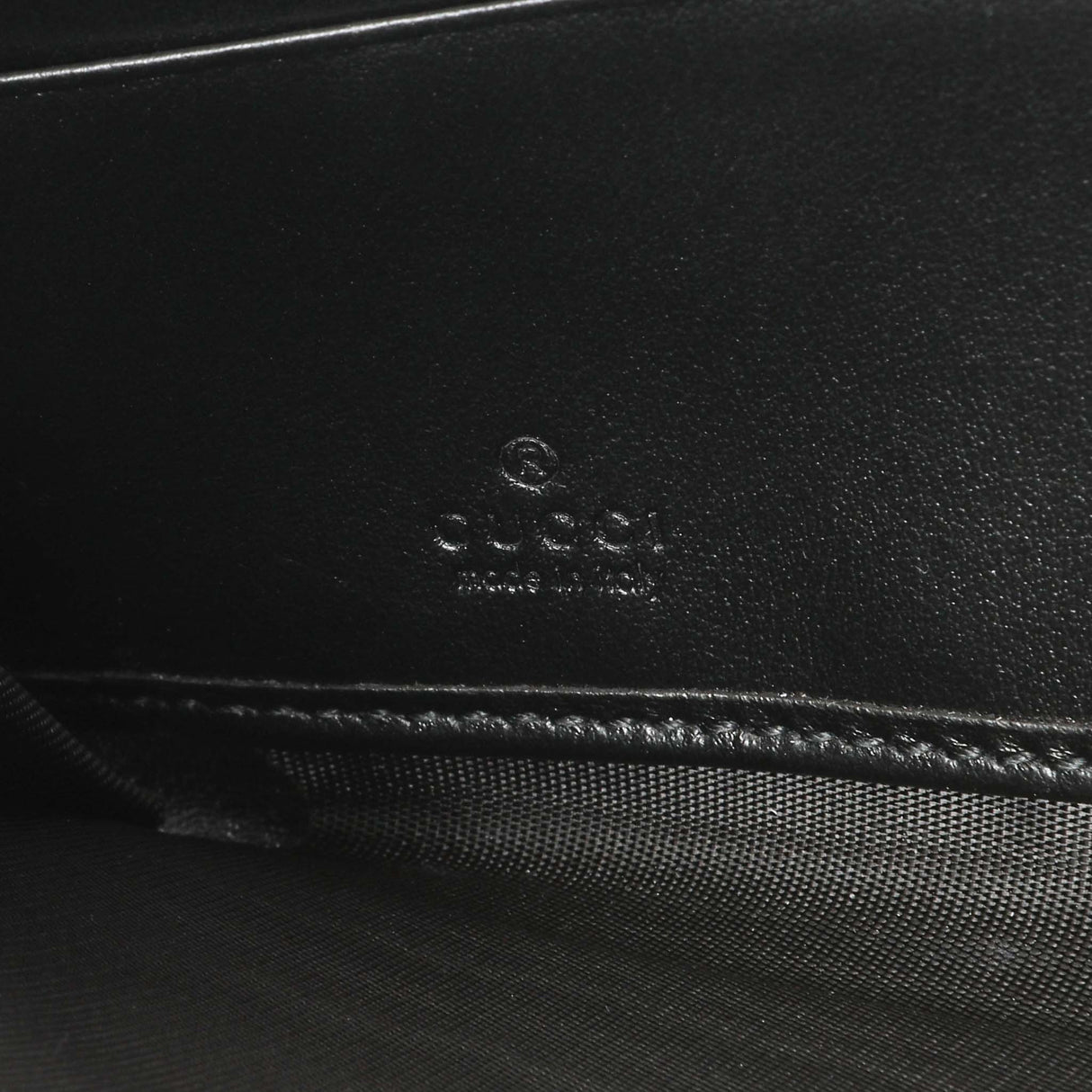 Gucci Black Calfskin Matelasse GG Marmont Zip Around Wallet Accessories Gucci