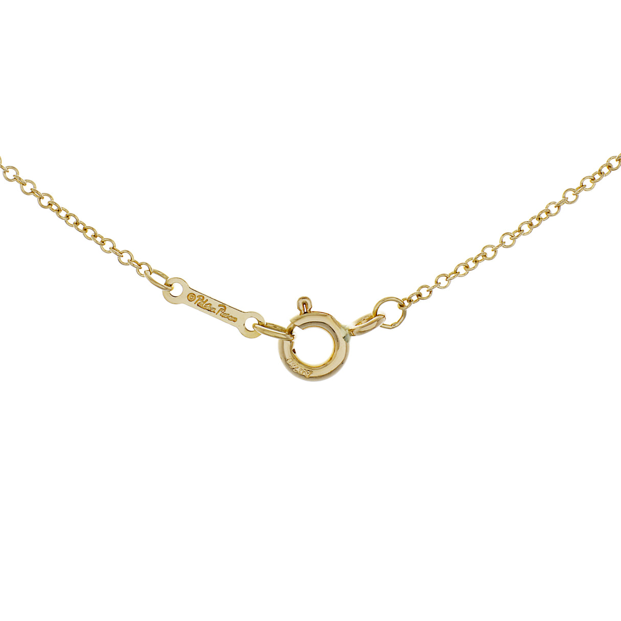 Tiffany & Co. 18K Yellow Gold Paloma Picasso Loving Heart Pendant Designer Jewellery Tiffany and Co