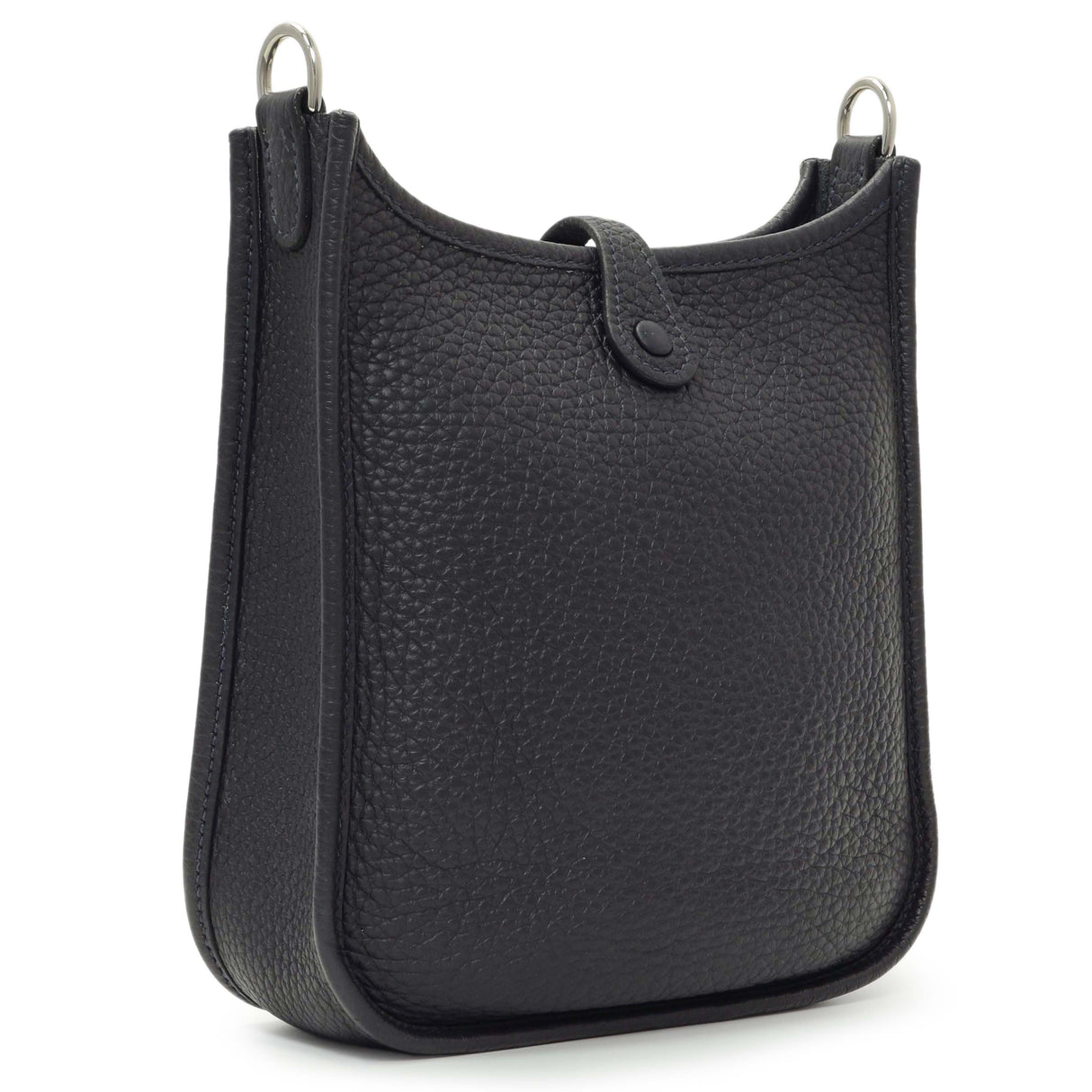 Hermes Caban Bleu Saphir Clemence Evelyne TPM Handbags Hermes