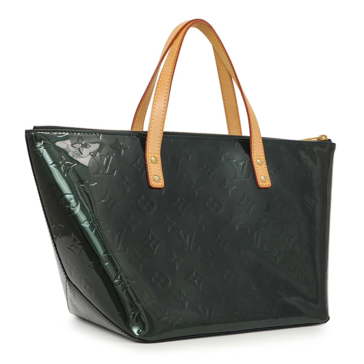 Louis Vuitton Bleu Nuit Vernis Bellevue PM Handbags Louis Vuitton