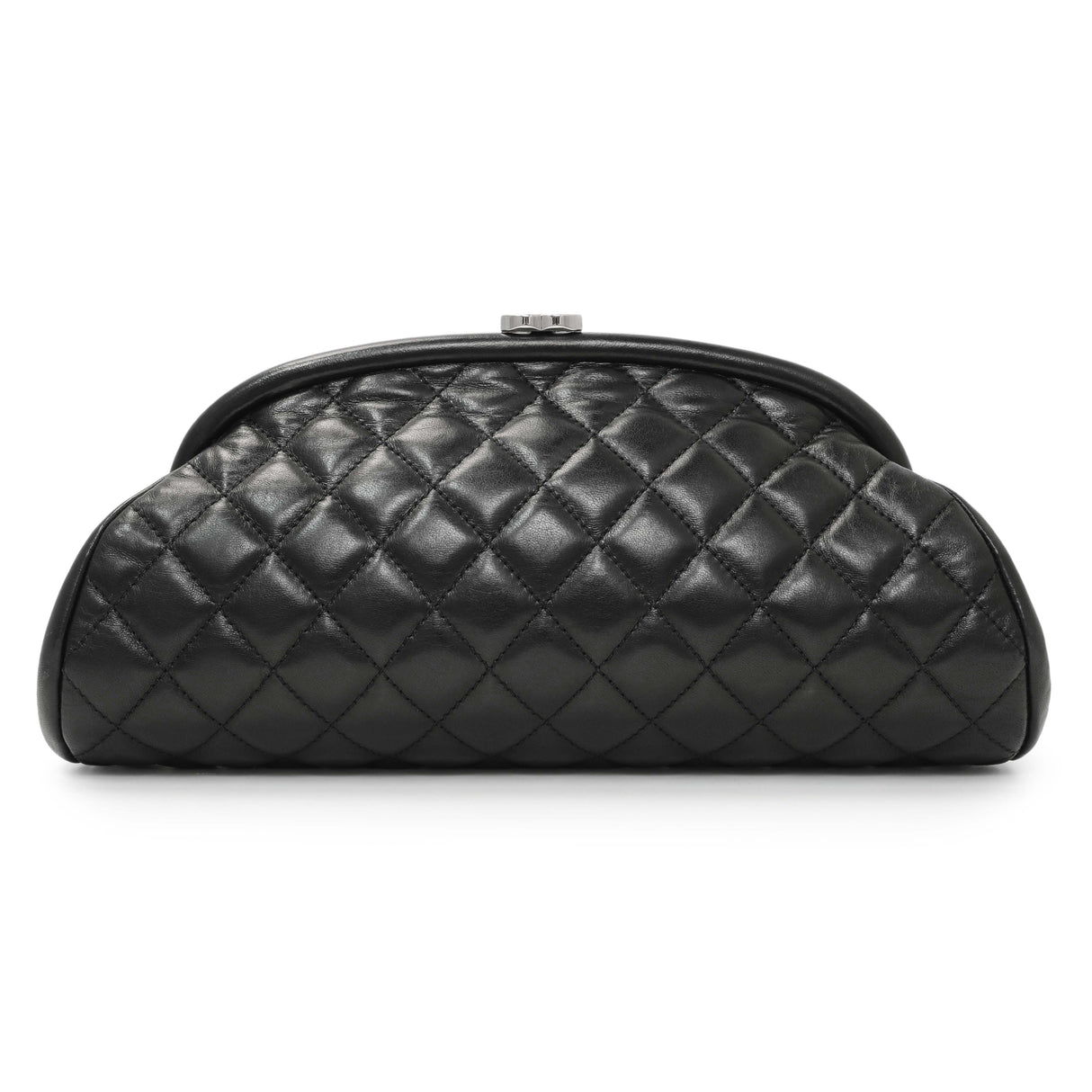 Chanel Black Quilted Lambskin Timeless Clutch Handbags Chanel