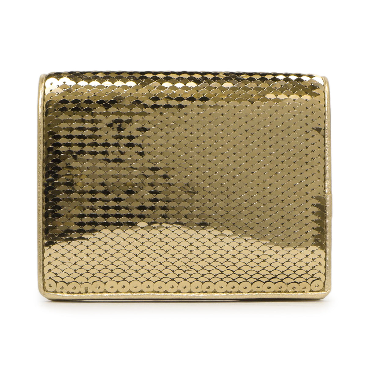Miu Miu Gold Sequin Wallet Accessories Miu Miu