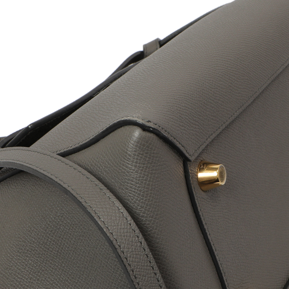 Celine Grey Grained Calfskin Mini Belt Bag Handbags Celine