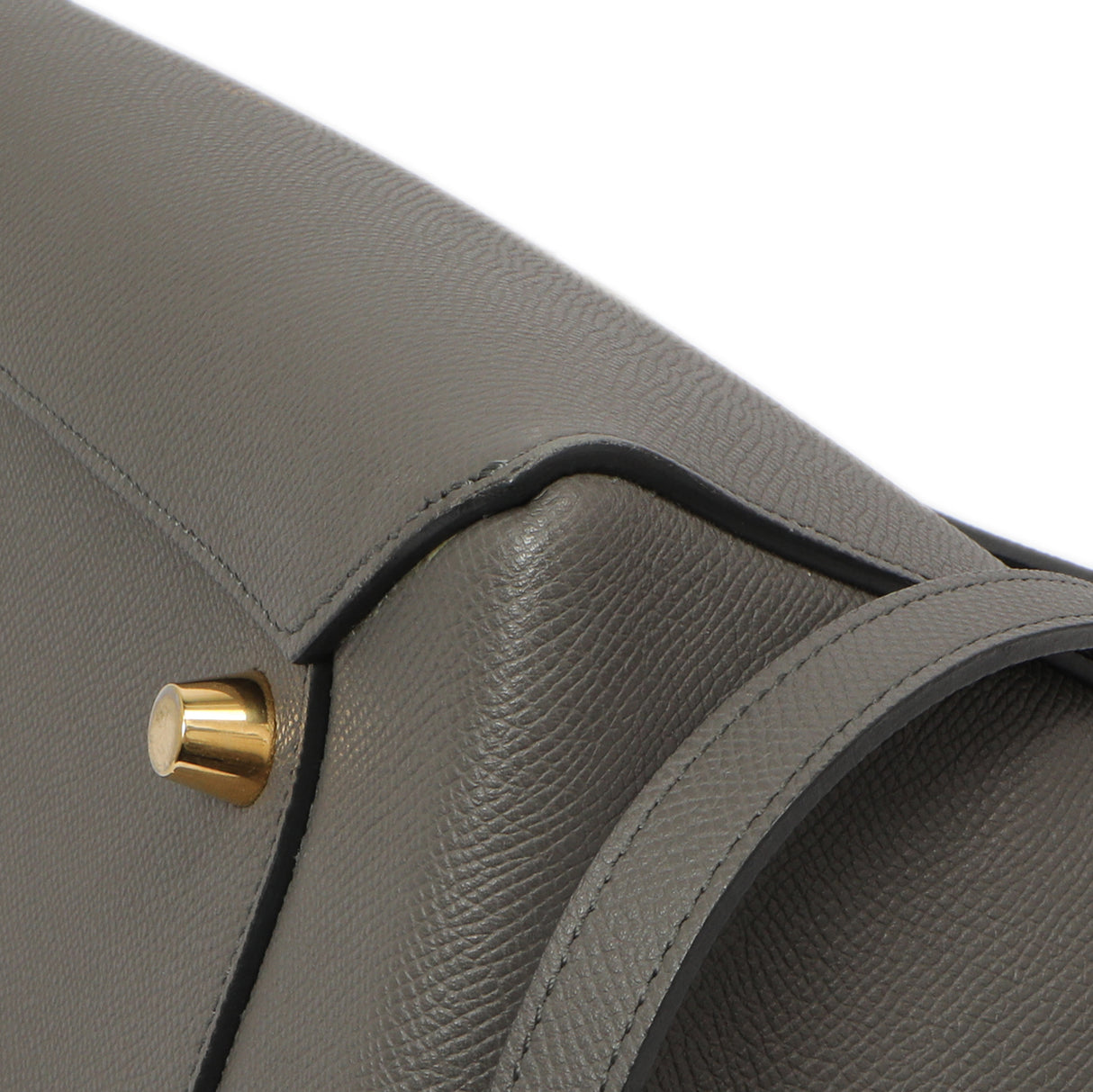 Celine Grey Grained Calfskin Mini Belt Bag Handbags Celine