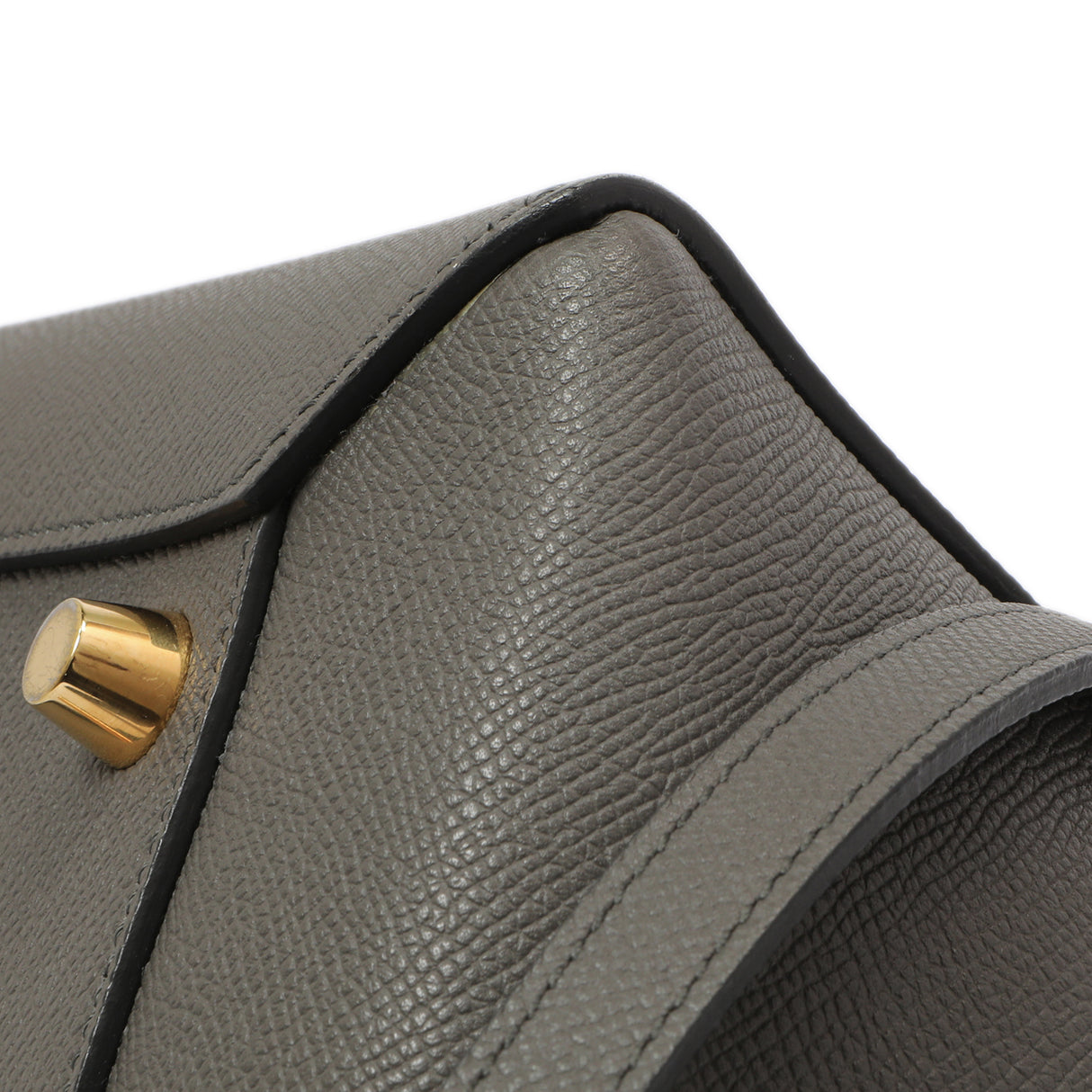 Celine Grey Grained Calfskin Mini Belt Bag Handbags Celine