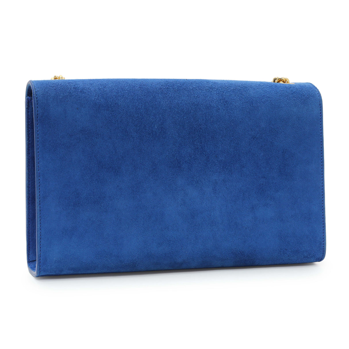 Saint Laurent Blue Suede Medium Classic Monogram Kate Tassel Stachel Handbags Saint Laurent