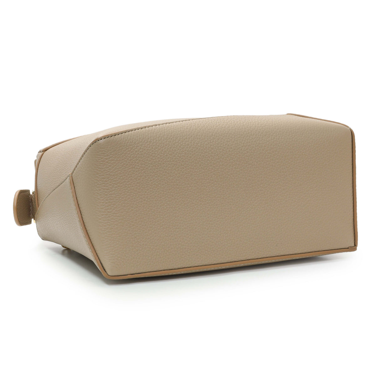 Loewe Beige Grained Calfskin Small Puzzle Edge Bag