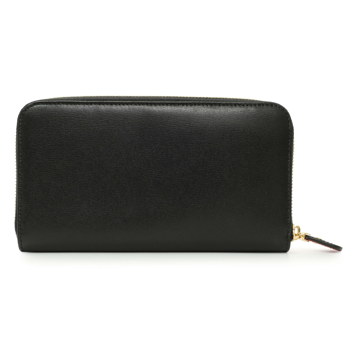 Salvatore Ferragamo Black Calfskin Gancini Zip Around Wallet Accessories Salvatore Ferragamo