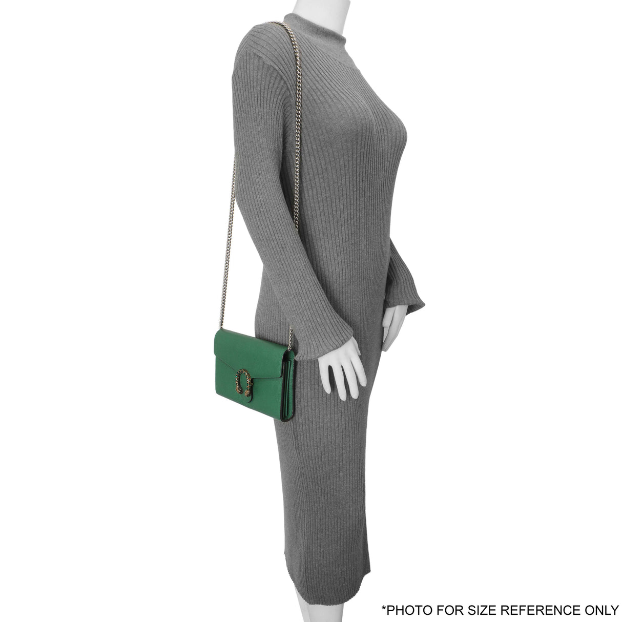 Gucci Emerald Calfskin Mini Dionysus Chain Wallet Handbags Gucci