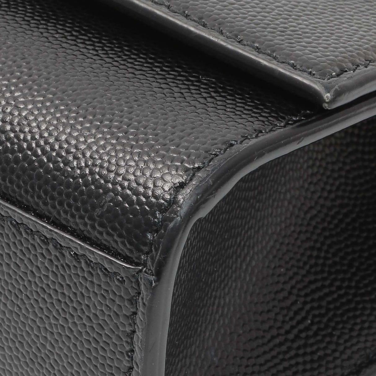 Saint Laurent Black Grain De Poudre Medium Monogram Kate Satchel Handbags Saint Laurent