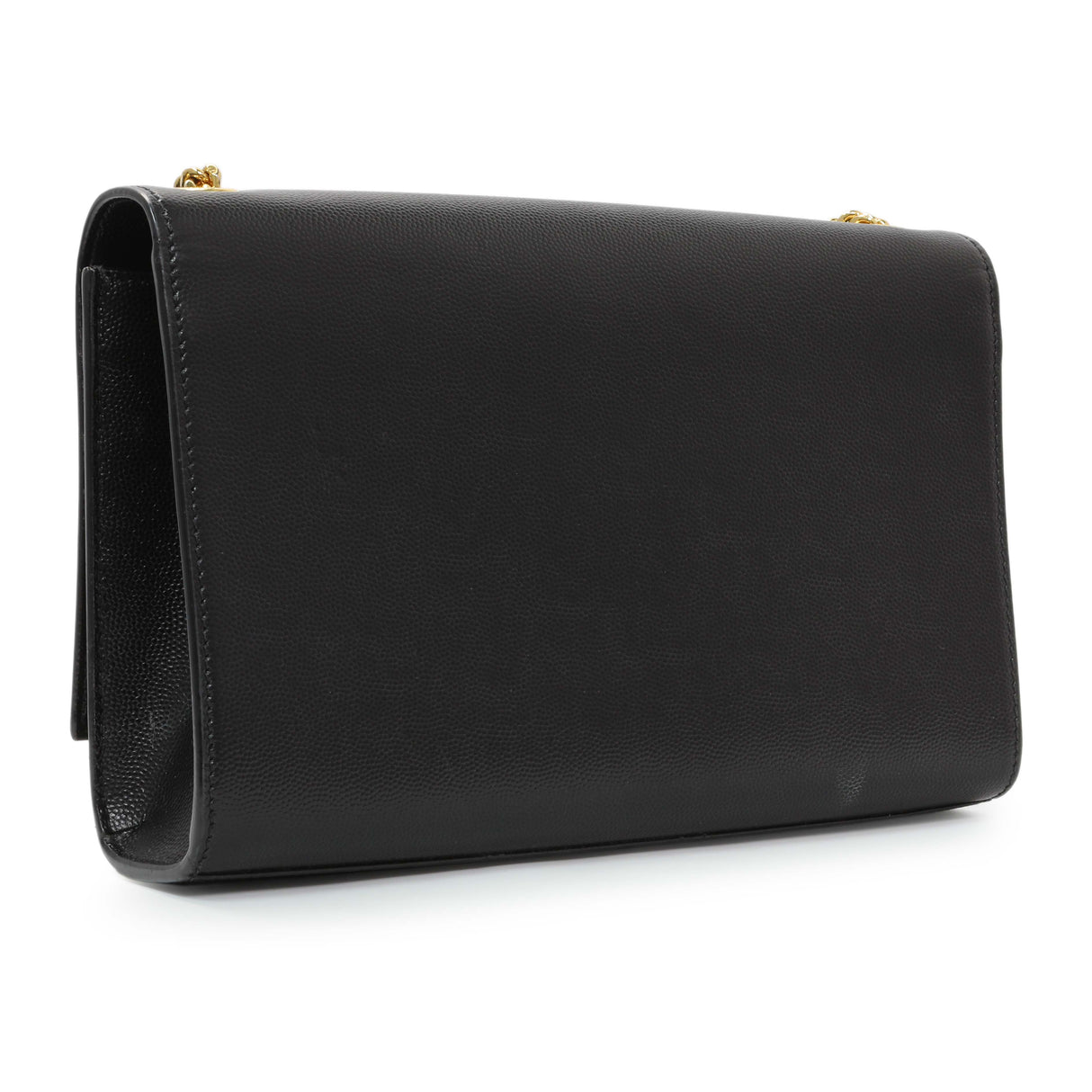 Saint Laurent Black Grain De Poudre Medium Monogram Kate Satchel Handbags Saint Laurent