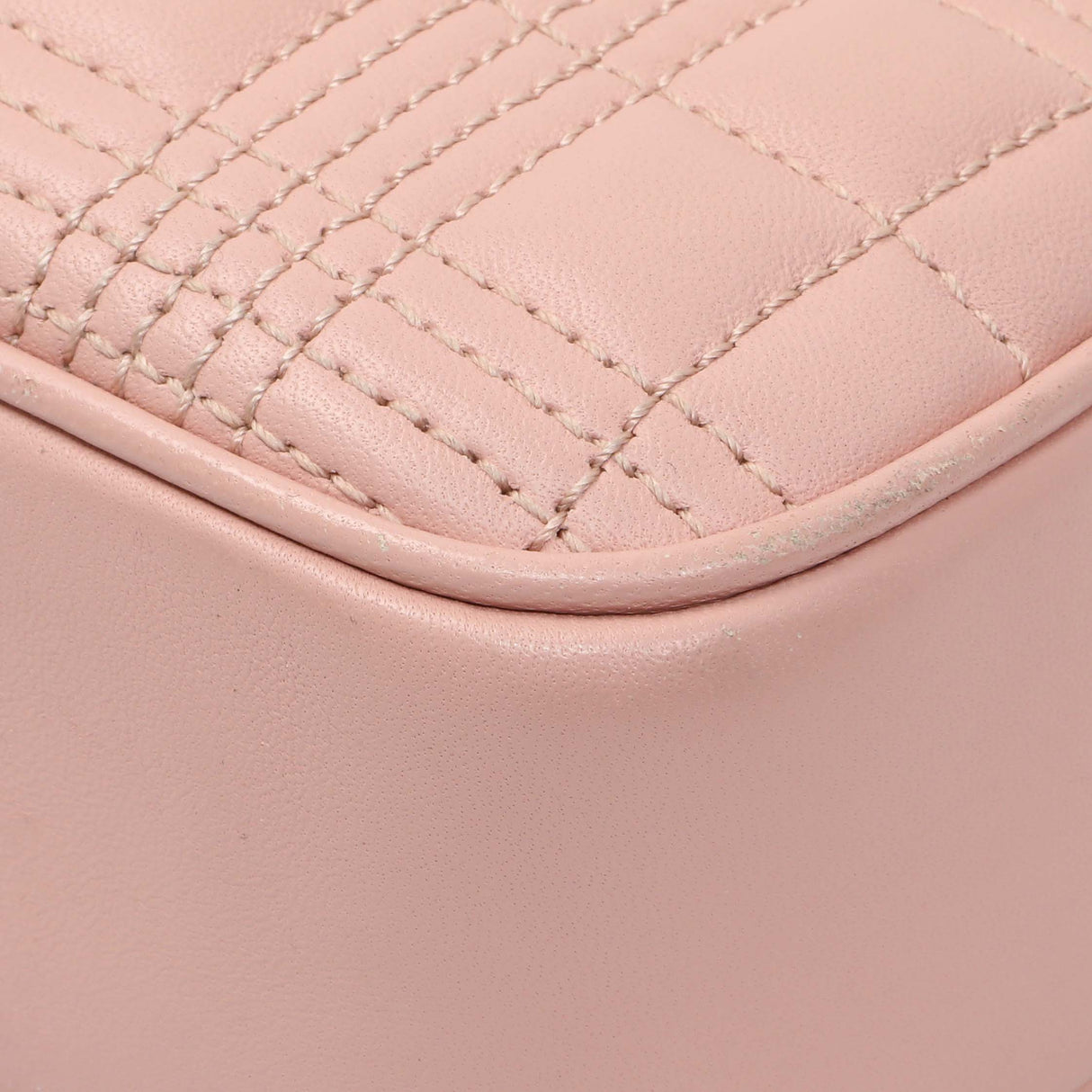 Burberry Pink Quilted Calfskin Lola Camera Bag Handbags Burberry