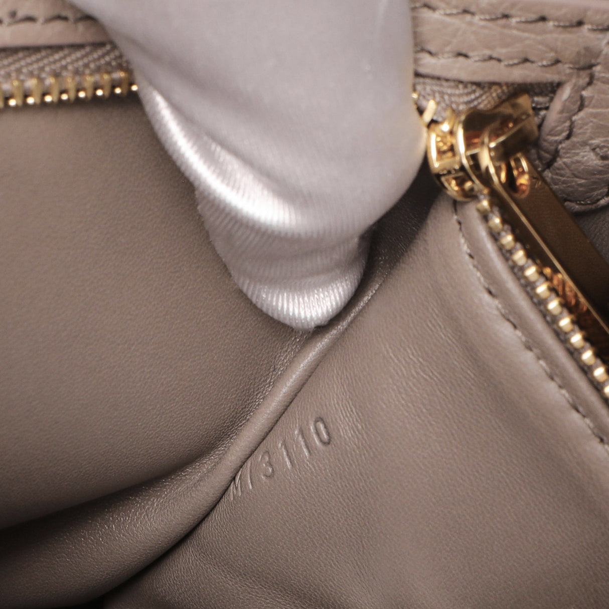 Louis Vuitton Gris Ostrich Alma MM Handbags Louis Vuitton