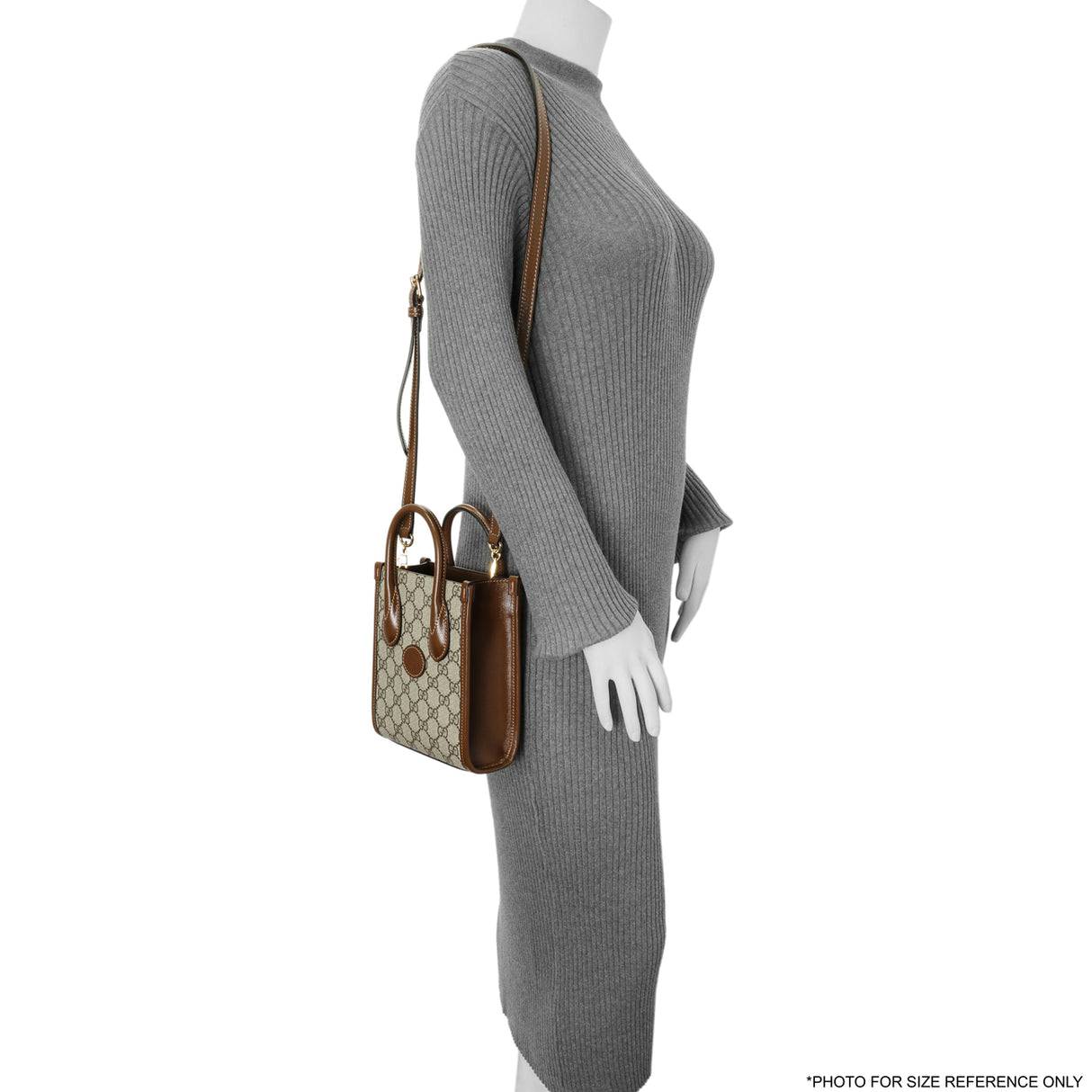 Gucci GG Supreme Monogram Mini Retro Interlocking G Tote Bag Handbags Gucci