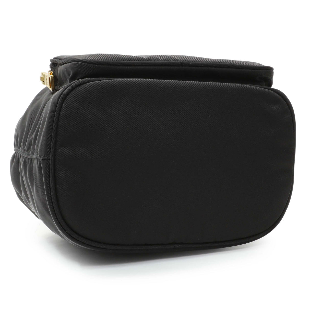 Prada Black Re-Nylon Saffiano Duet Bucket Crossbody Bag Handbags Prada