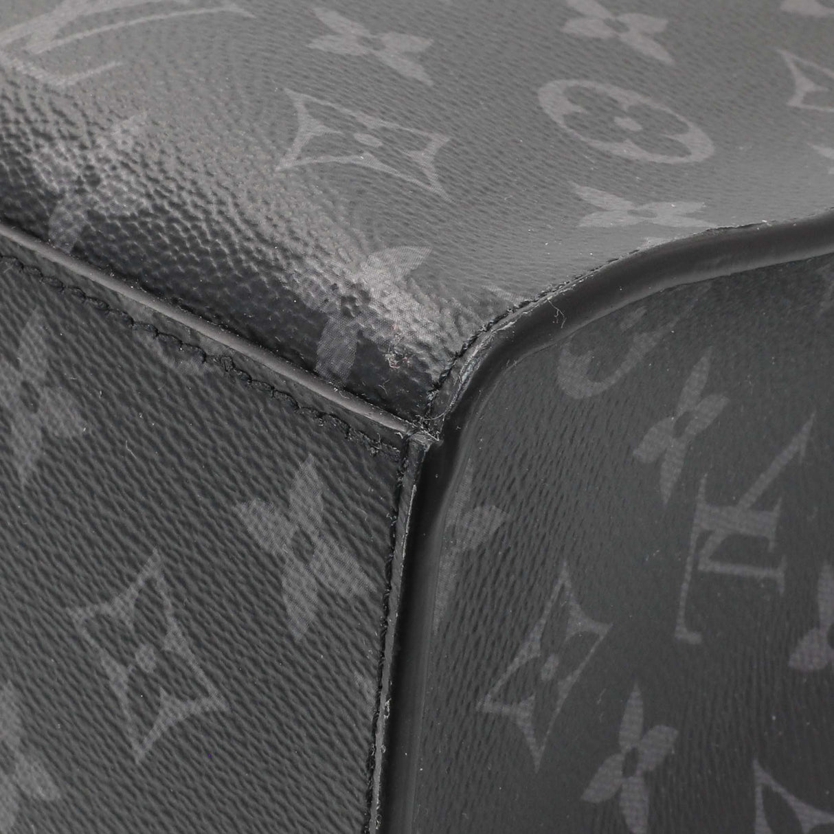 Louis Vuitton Monogram Eclipse Sac Plat Horizontal Zipper Handbags Louis Vuitton