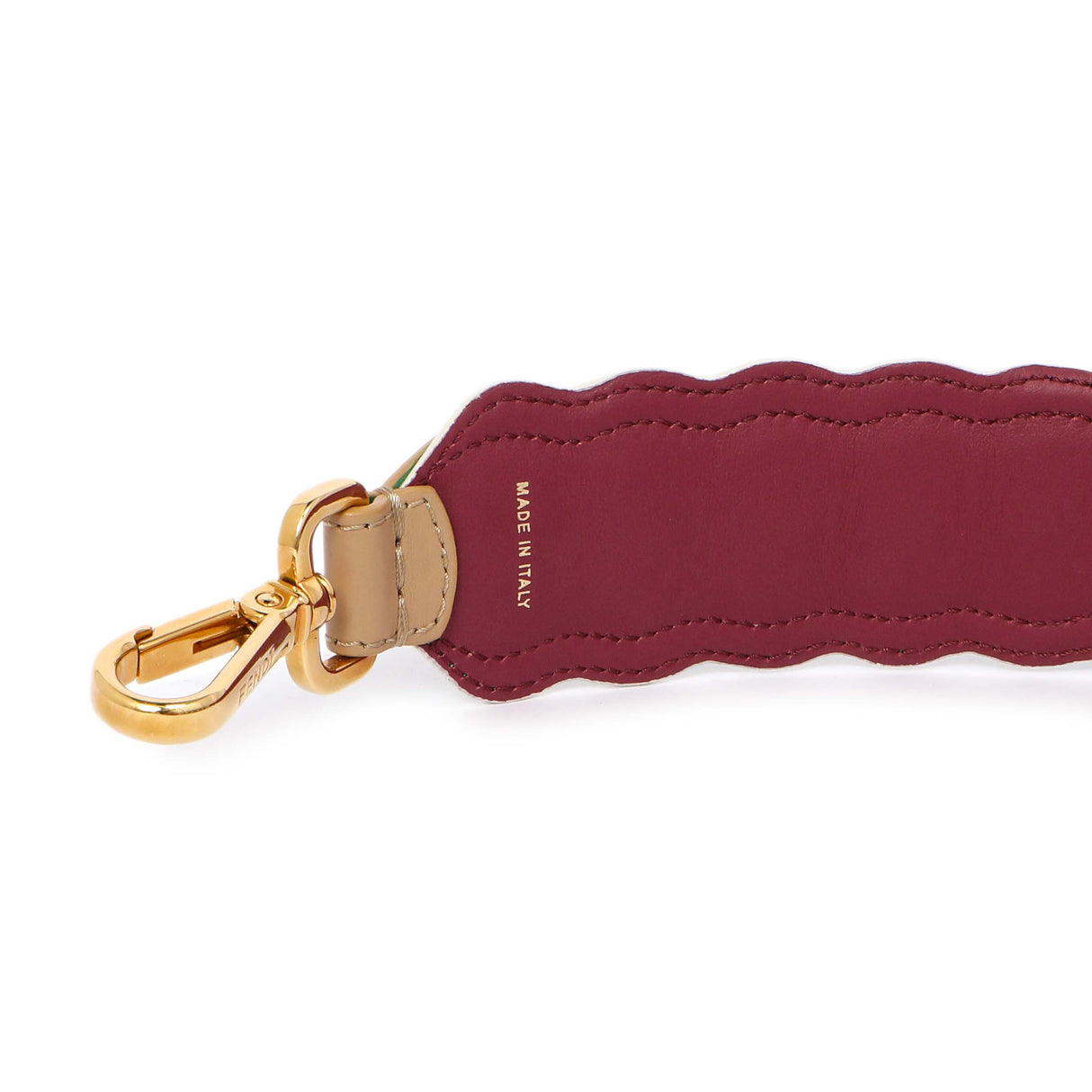 Fendi Calfskin Pearl Embellished Strap You Accessories Fendi