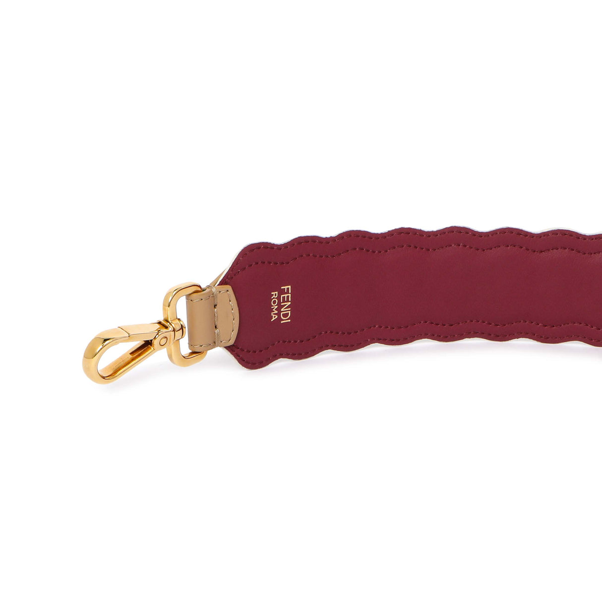 Fendi Calfskin Pearl Embellished Strap You Accessories Fendi