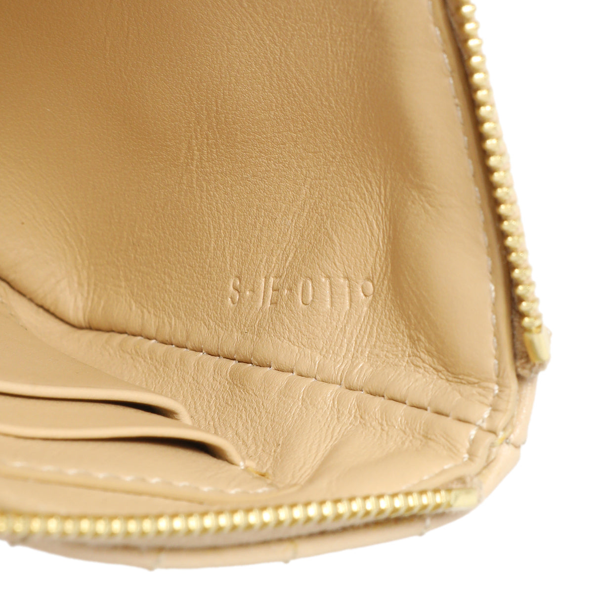 Celine Nude Calfskin Quilted C Charm Coin Card Pouch Accessories Celine