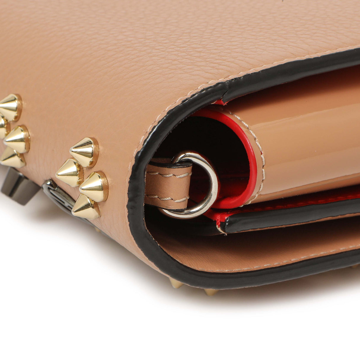 Christian Louboutin Beige Loubinthesky Paloma Clutch Handbags Christian Louboutin