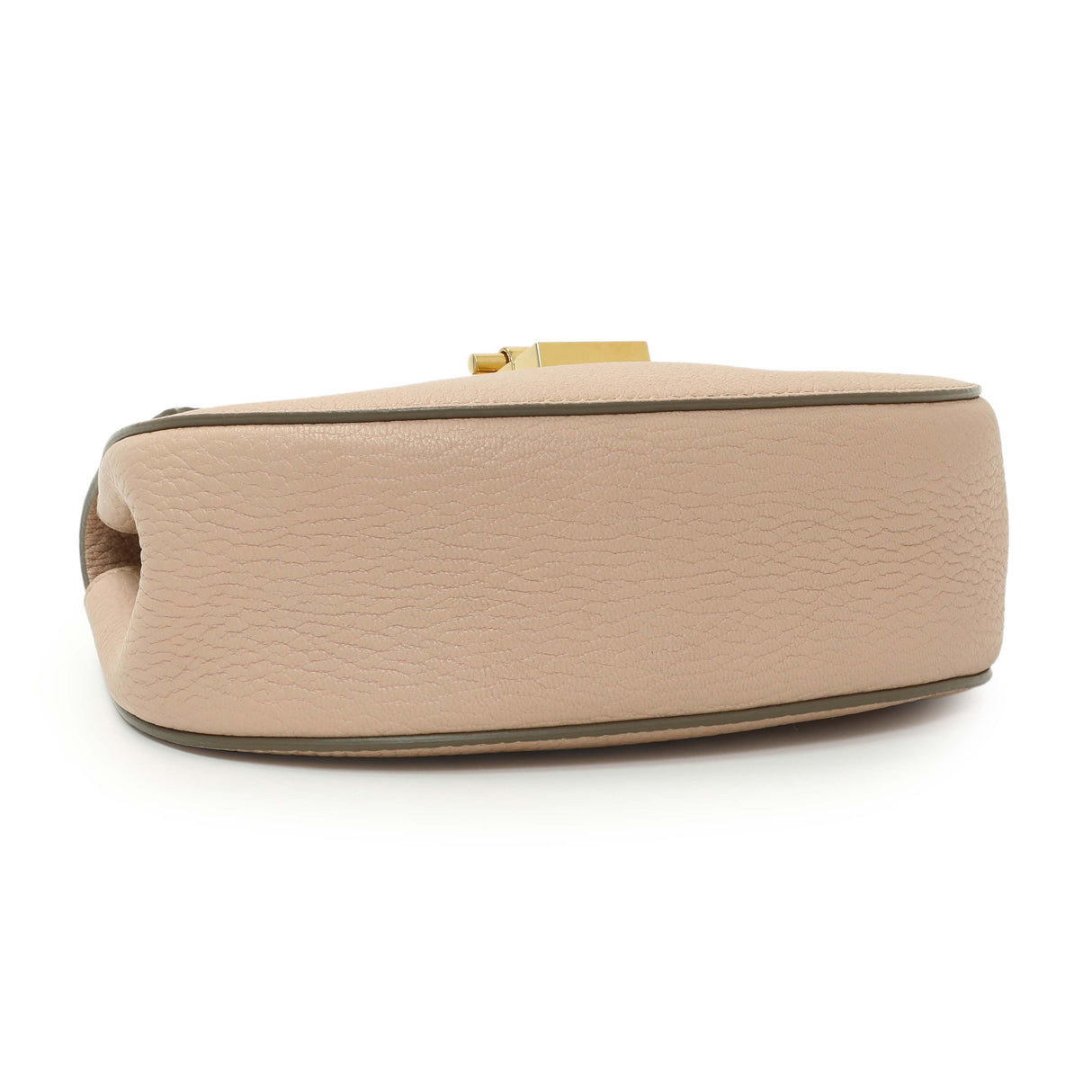 Chloe Light Pink Grained Lambskin Mini Drew Shoulder Bag Handbags Chloe