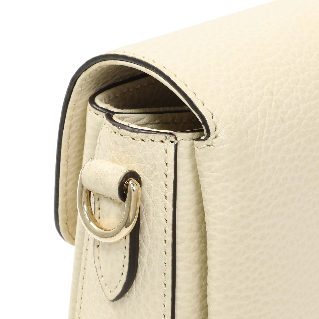 Gucci Mystic White Calfskin Interlocking G Crossbody Bag